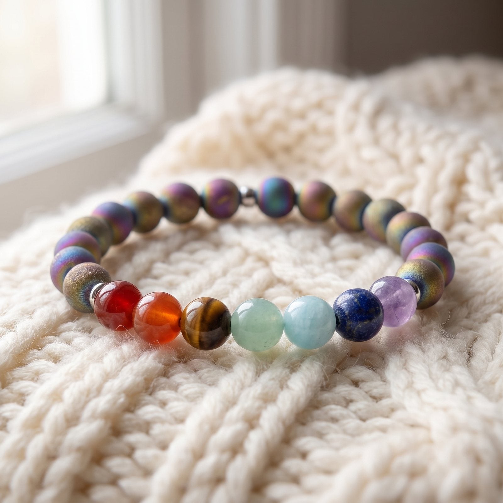 Bracelet 7 Chakras "Energie Positive"