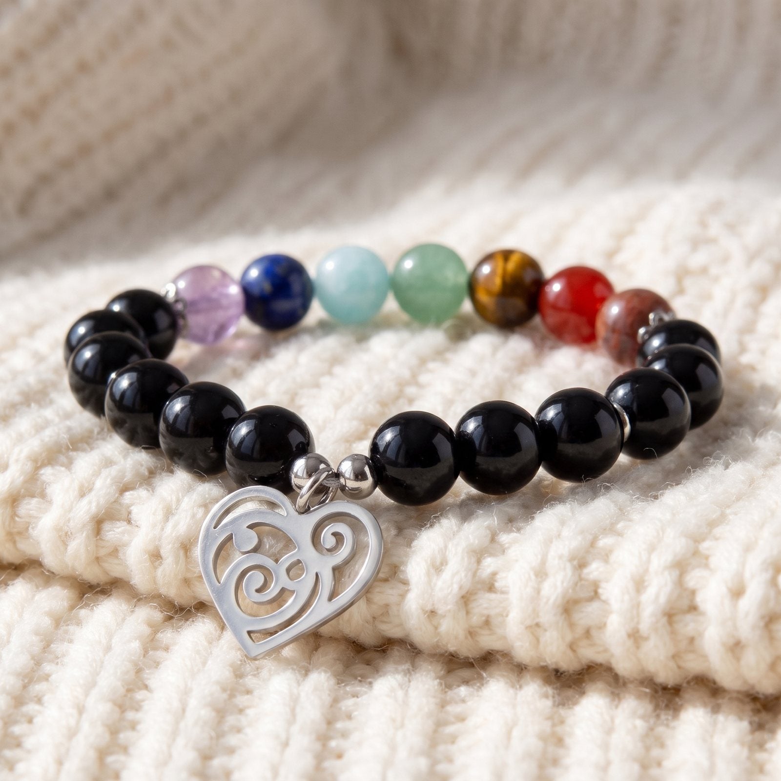 Bracelet 7 Chakras "Guérison & Amour"
