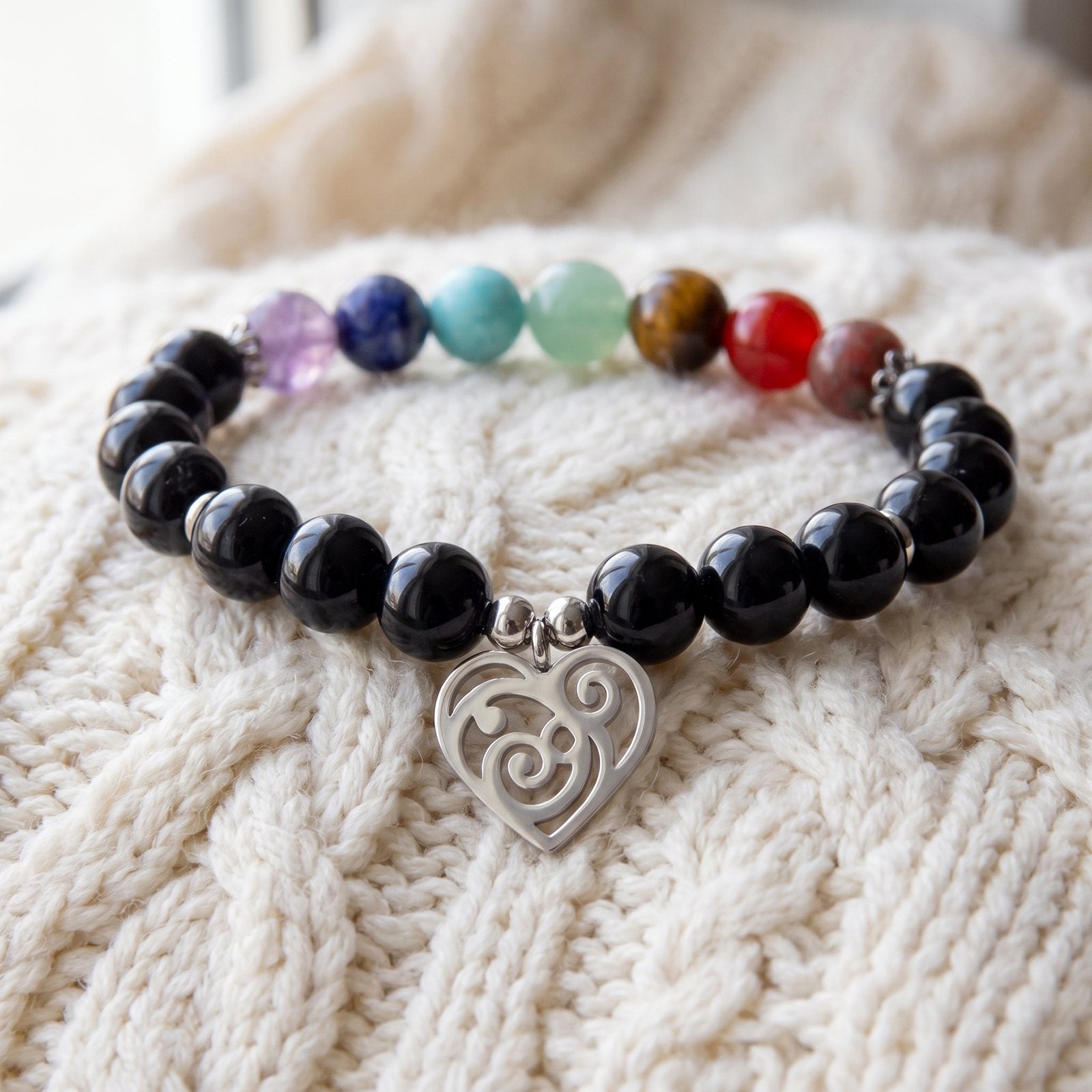 Bracelet 7 Chakras "Guérison & Amour"