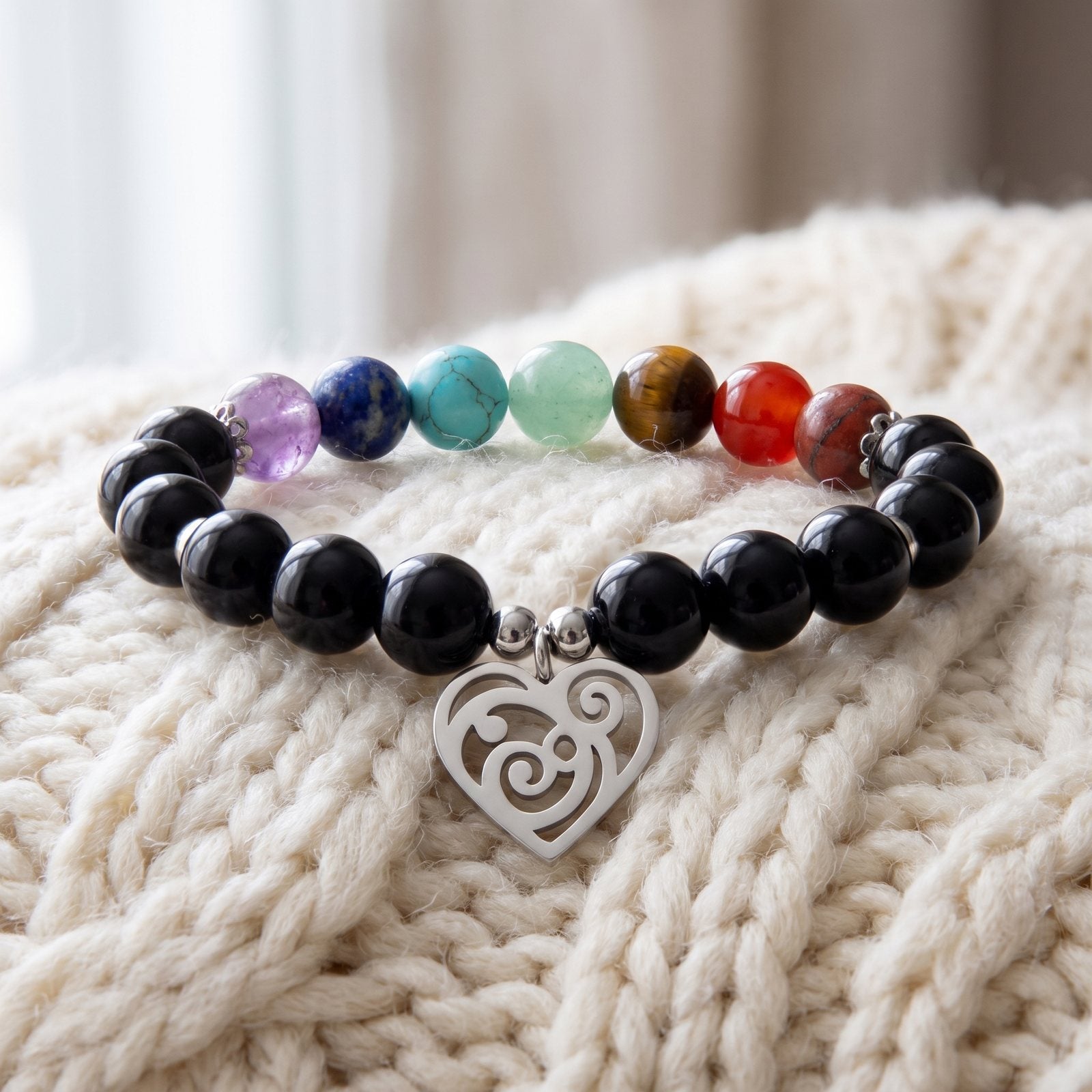 Bracelet 7 Chakras "Guérison & Amour"