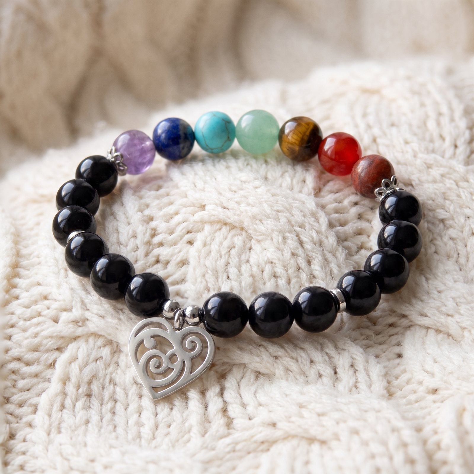 Bracelet 7 Chakras "Guérison & Amour"