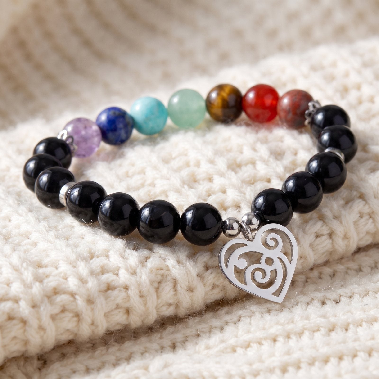 Bracelet 7 Chakras "Guérison & Amour"