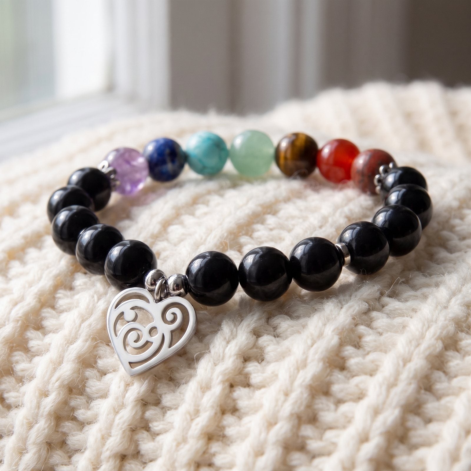 Bracelet 7 Chakras "Guérison & Amour"