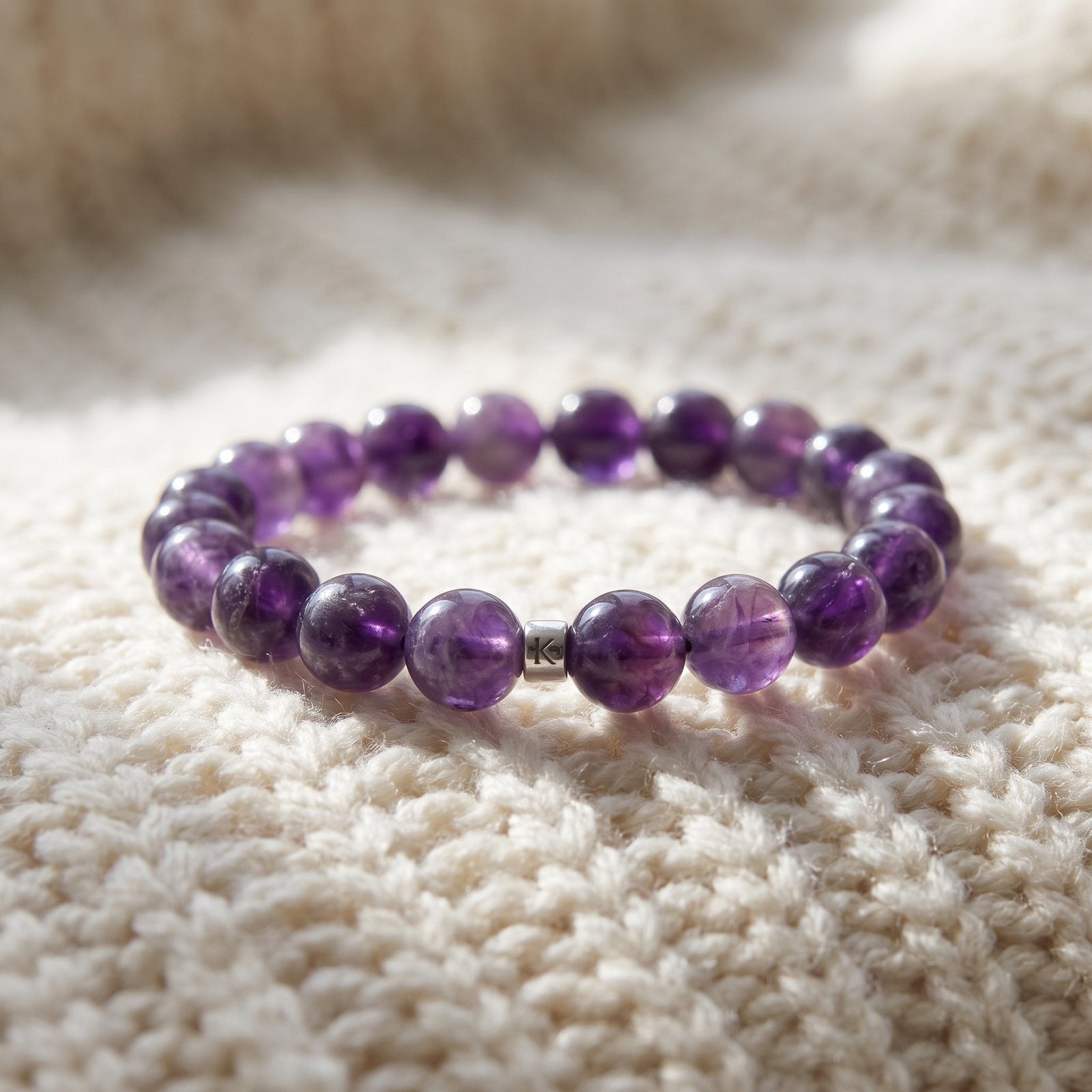 Bracelet en Améthyste "Energie"