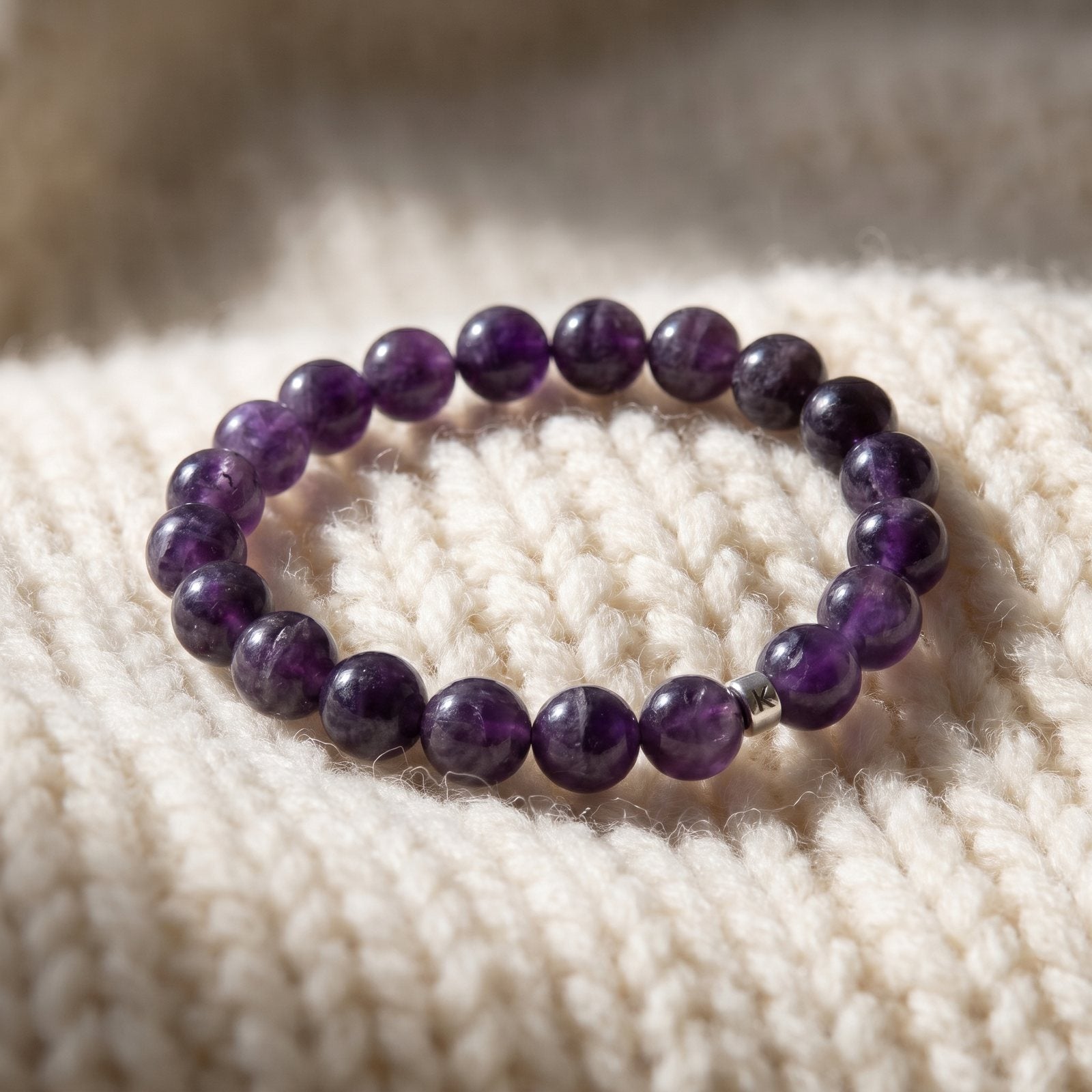 Bracelet en Améthyste "Energie"