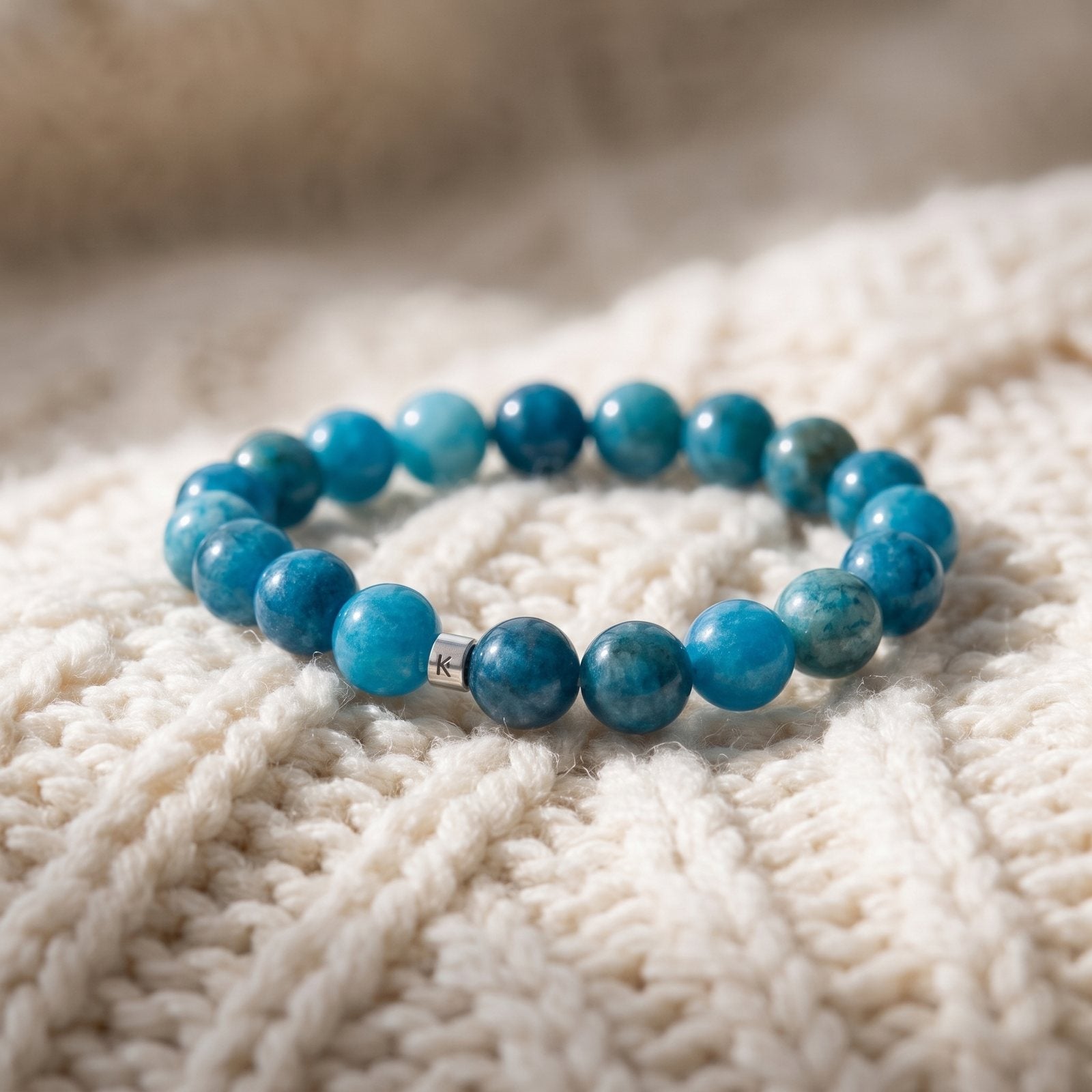 Bracelet en Apatite "Energie"