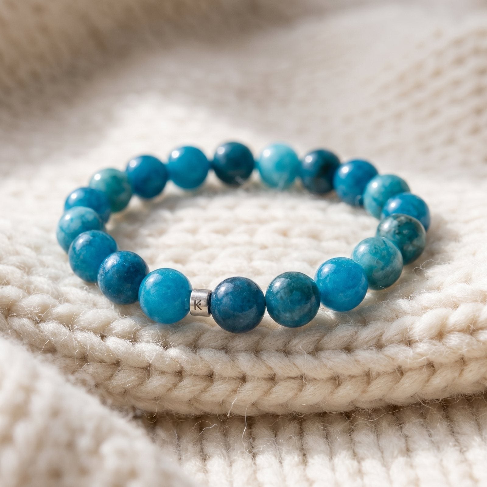 Bracelet en Apatite "Energie"