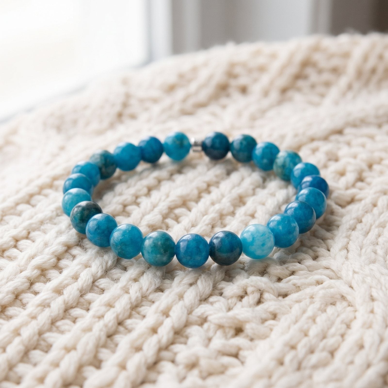 Bracelet en Apatite "Energie"