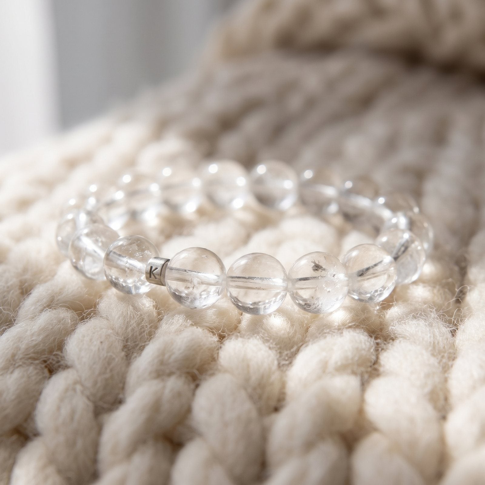 Bracelet en Cristal de Roche "Energie"