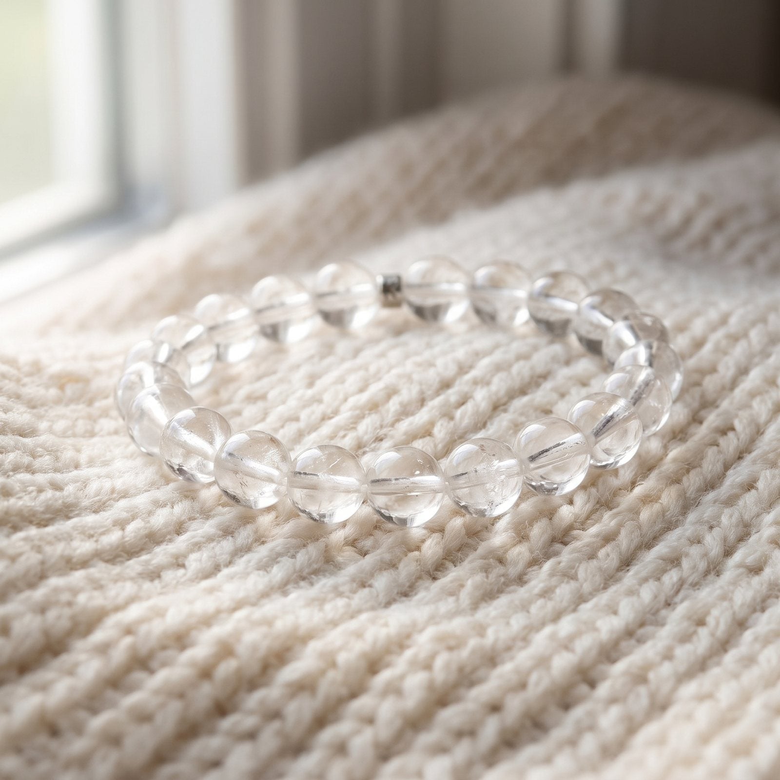 Bracelet en Cristal de Roche "Energie"