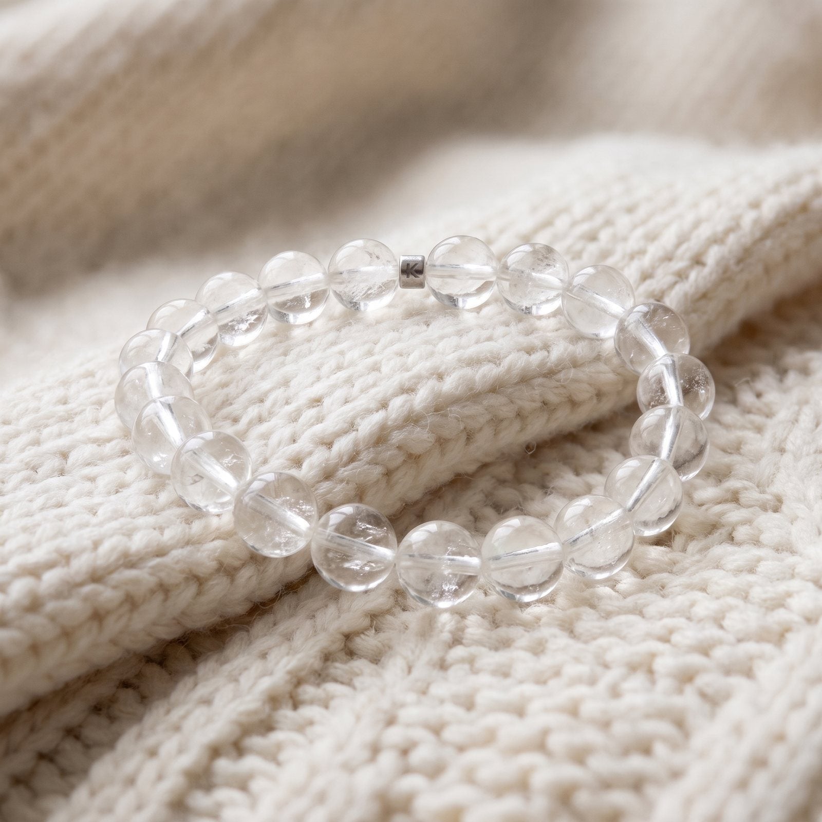 Bracelet en Cristal de Roche "Energie"