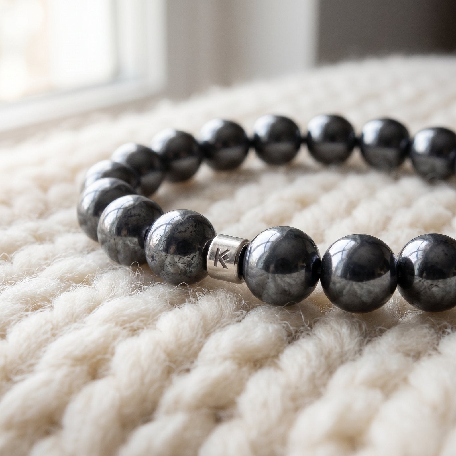 Bracelet en Hématite "Energie"