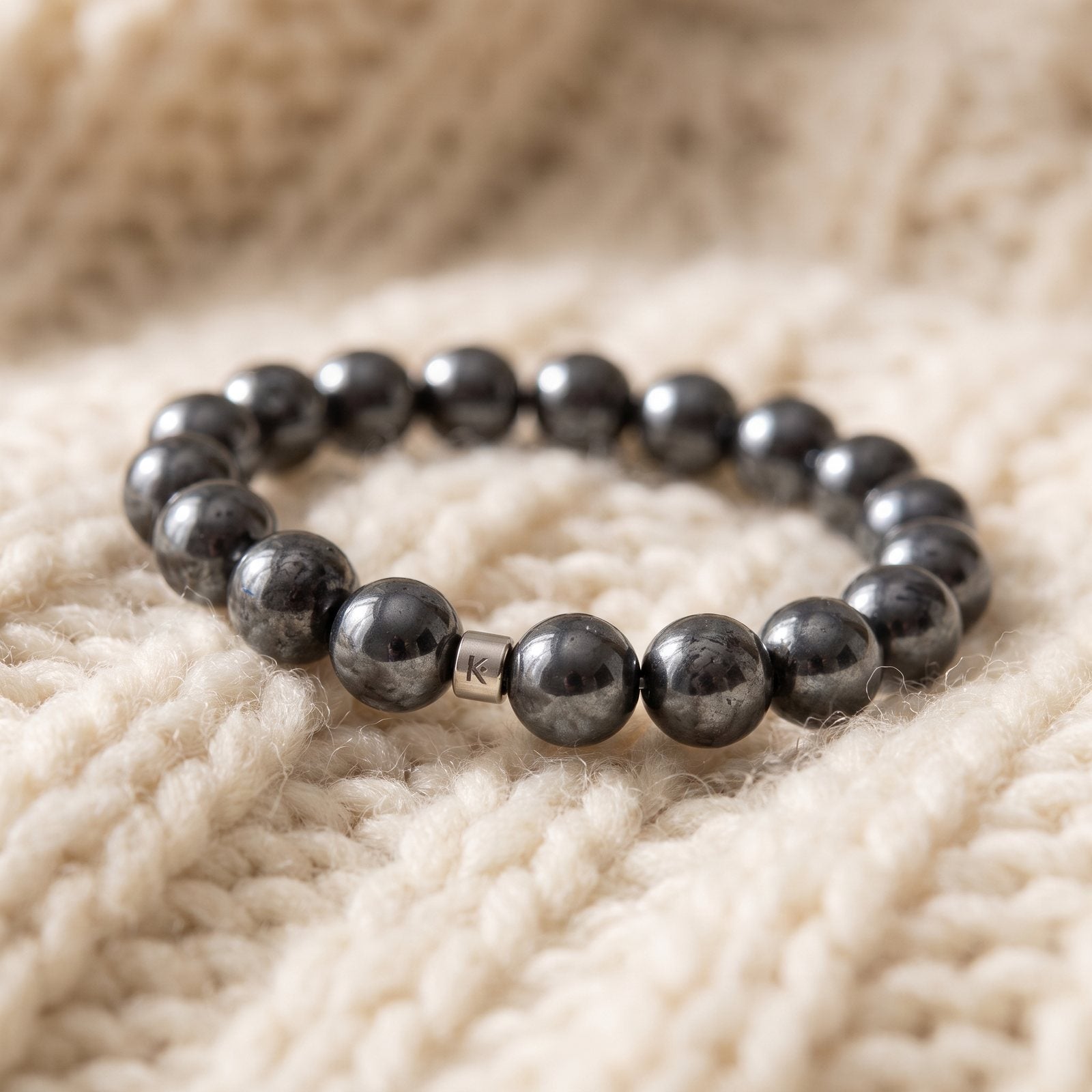 Bracelet en Hématite "Energie"