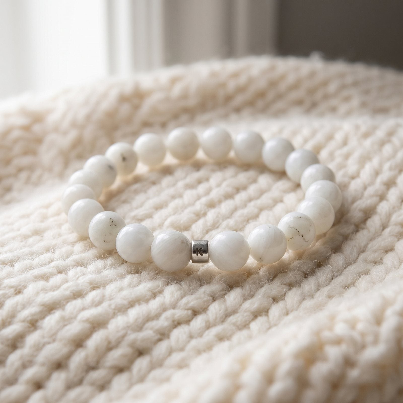 Bracelet en Pierre de Lune "Energie"