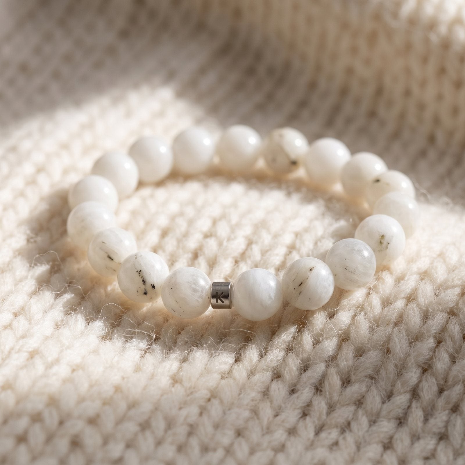 Bracelet en Pierre de Lune "Energie"