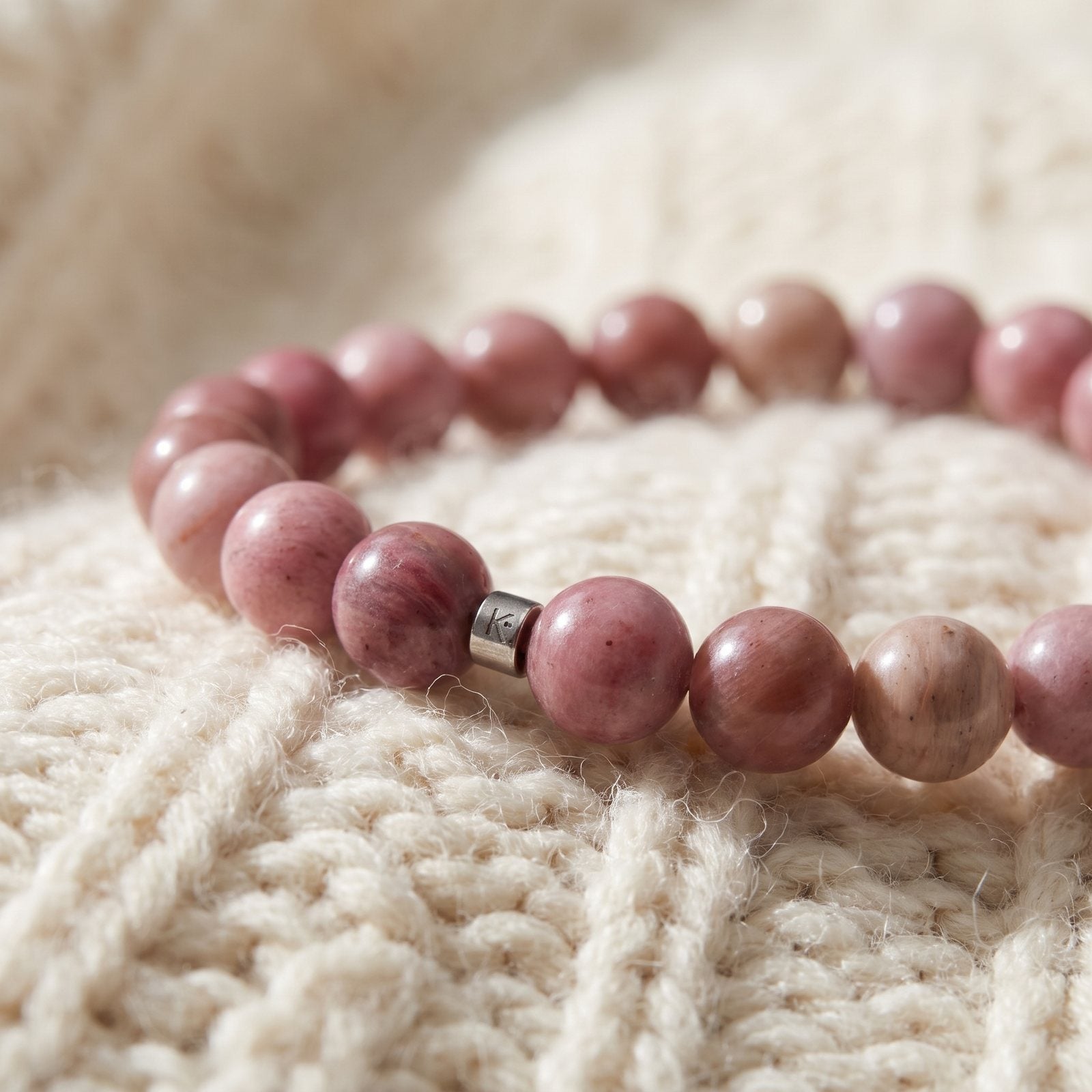 Bracelet en Rhodonite "Energie"