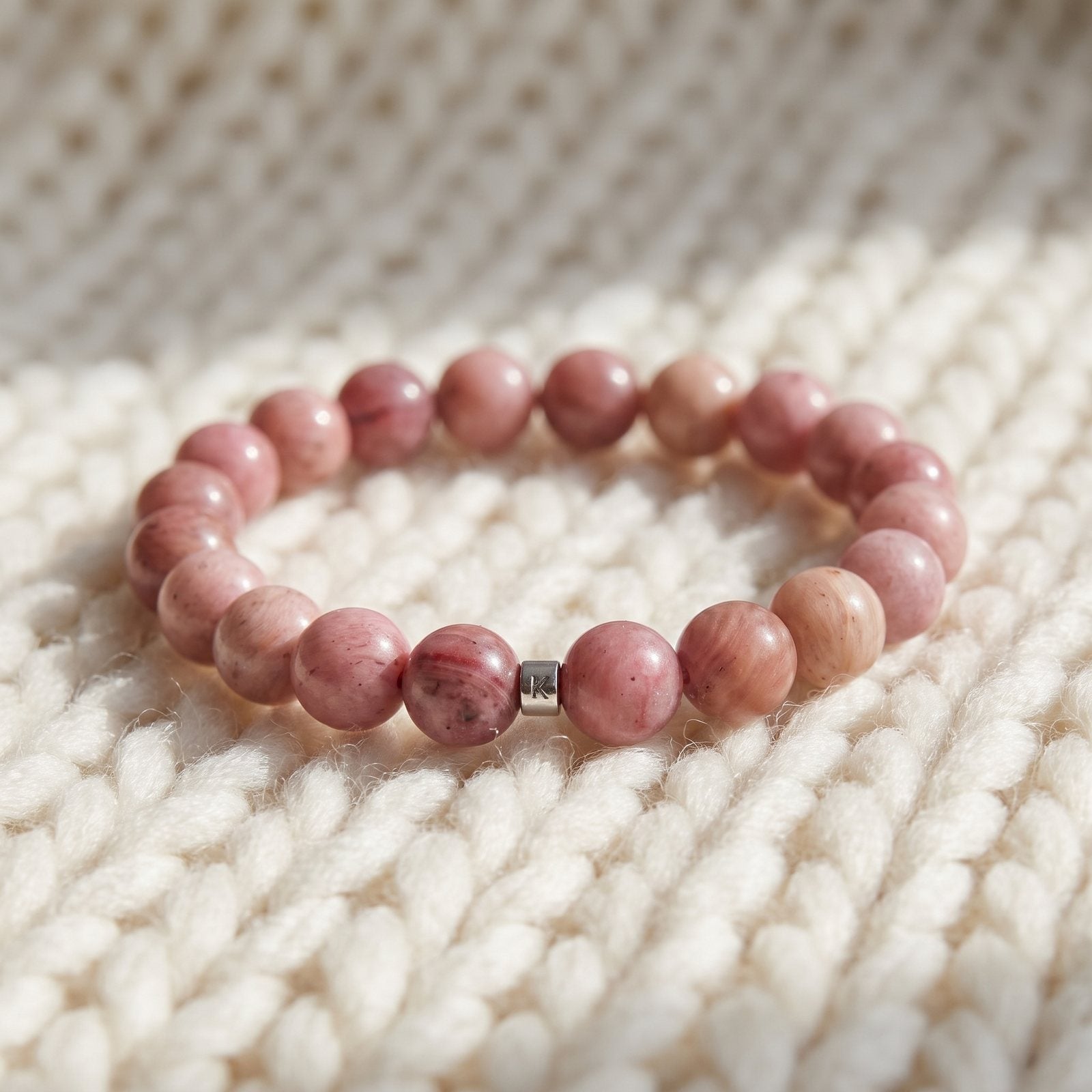 Bracelet en Rhodonite "Energie"