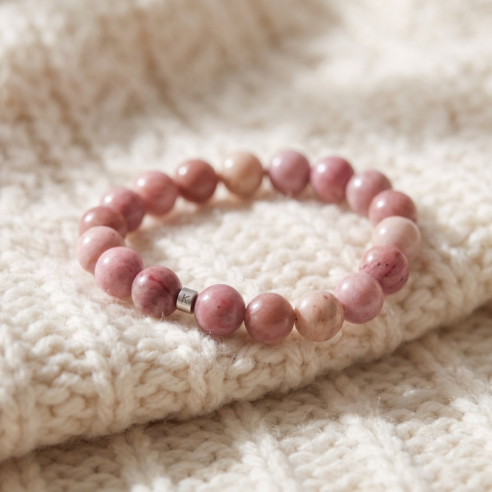 Bracelet en Rhodonite "Energie"