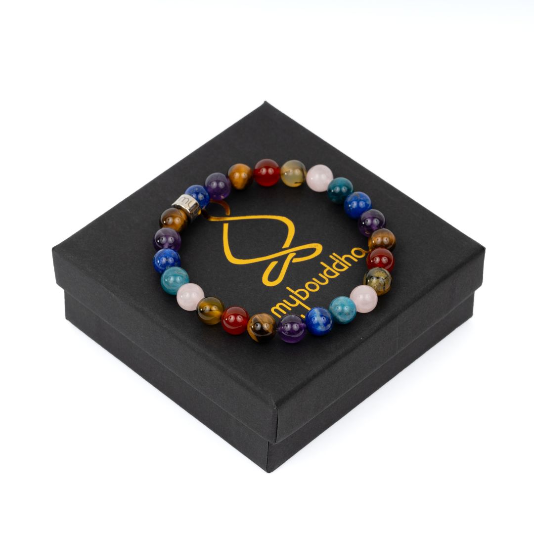 Bracelet « Joie de Vivre » en pierres naturelles
