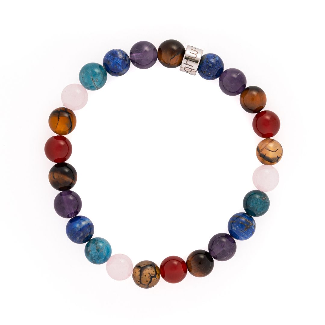 Bracelet « Joie de Vivre » en pierres naturelles