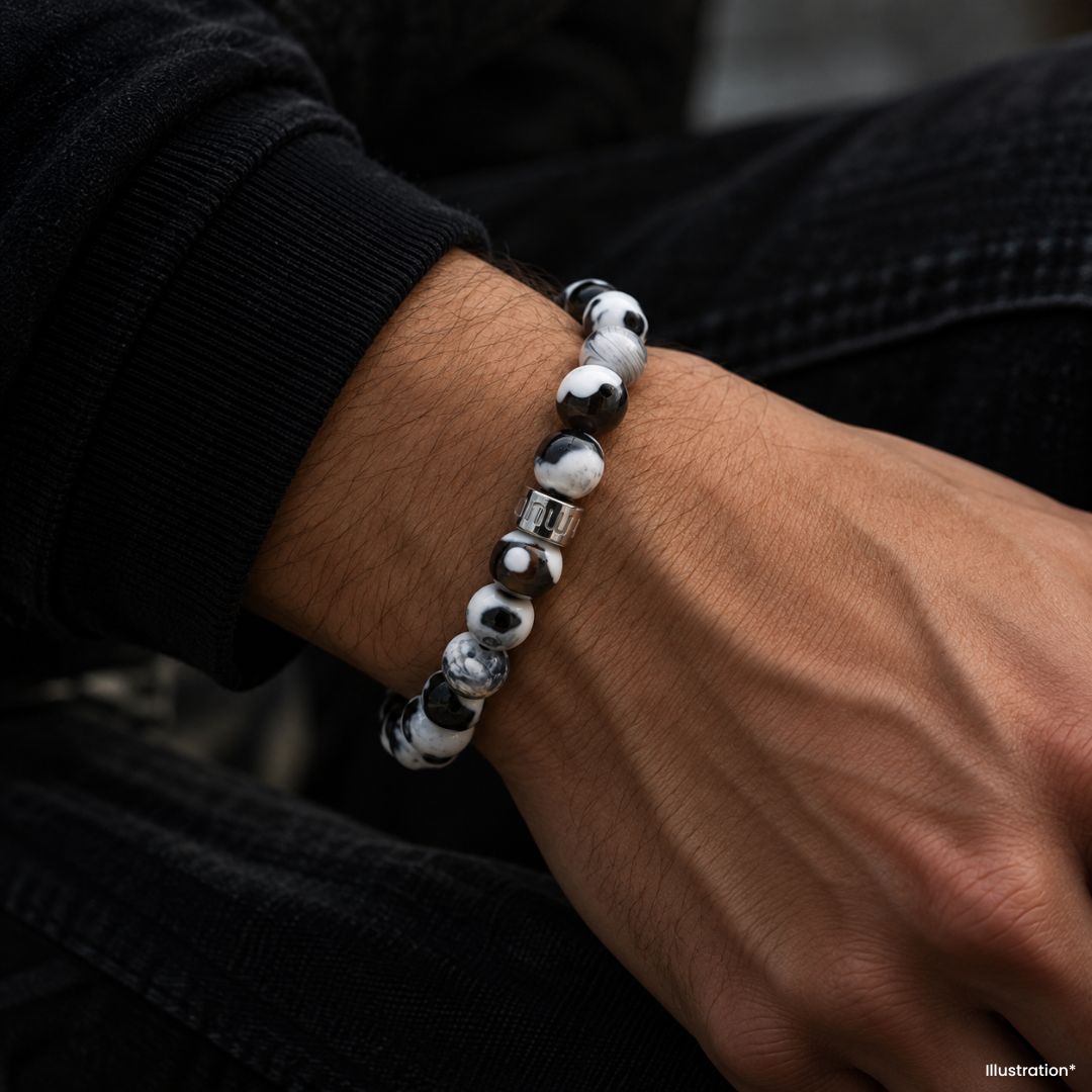 Bracelet « Protection » en Agate Orca