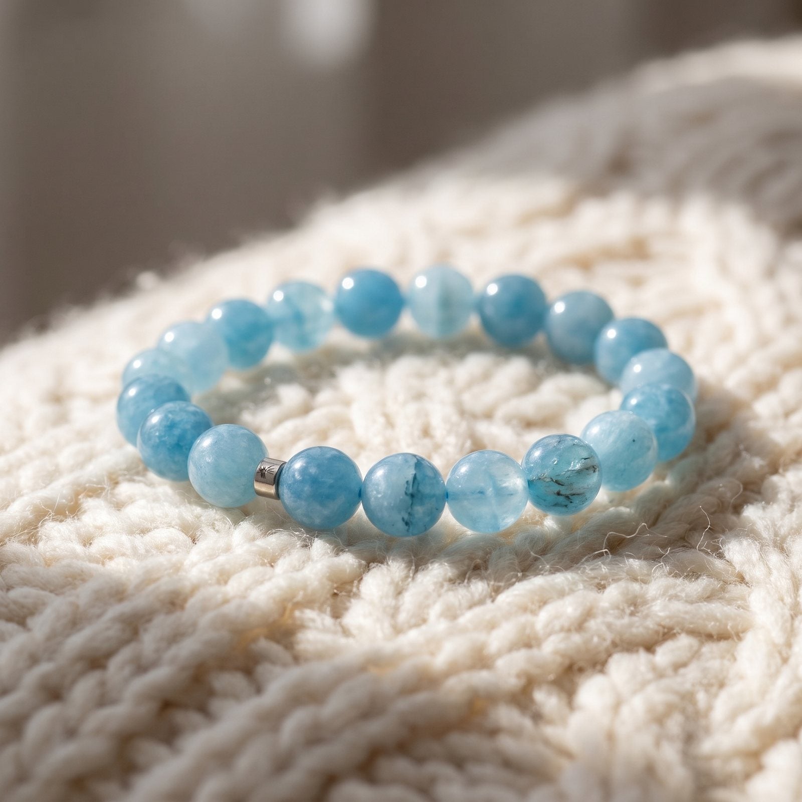 Bracelet en Aigue-Marine "Energie"