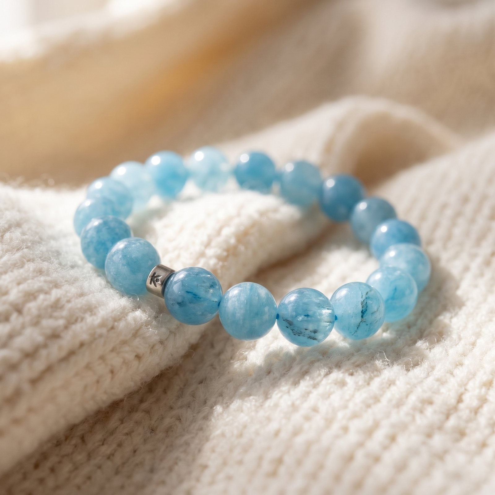 Bracelet en Aigue-Marine "Energie"