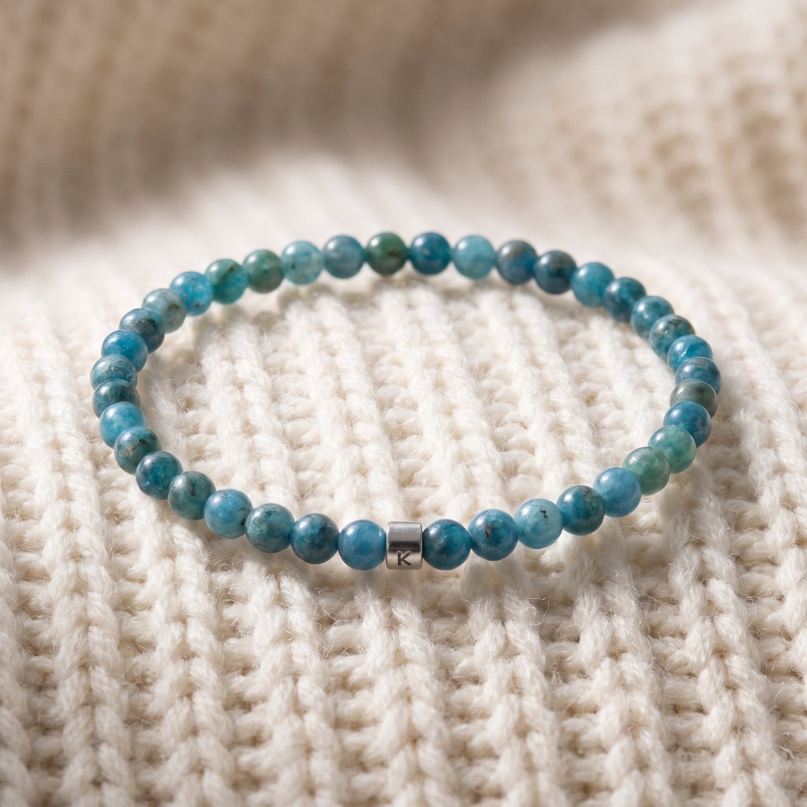Mini Bracelet en Apatite "Energie"