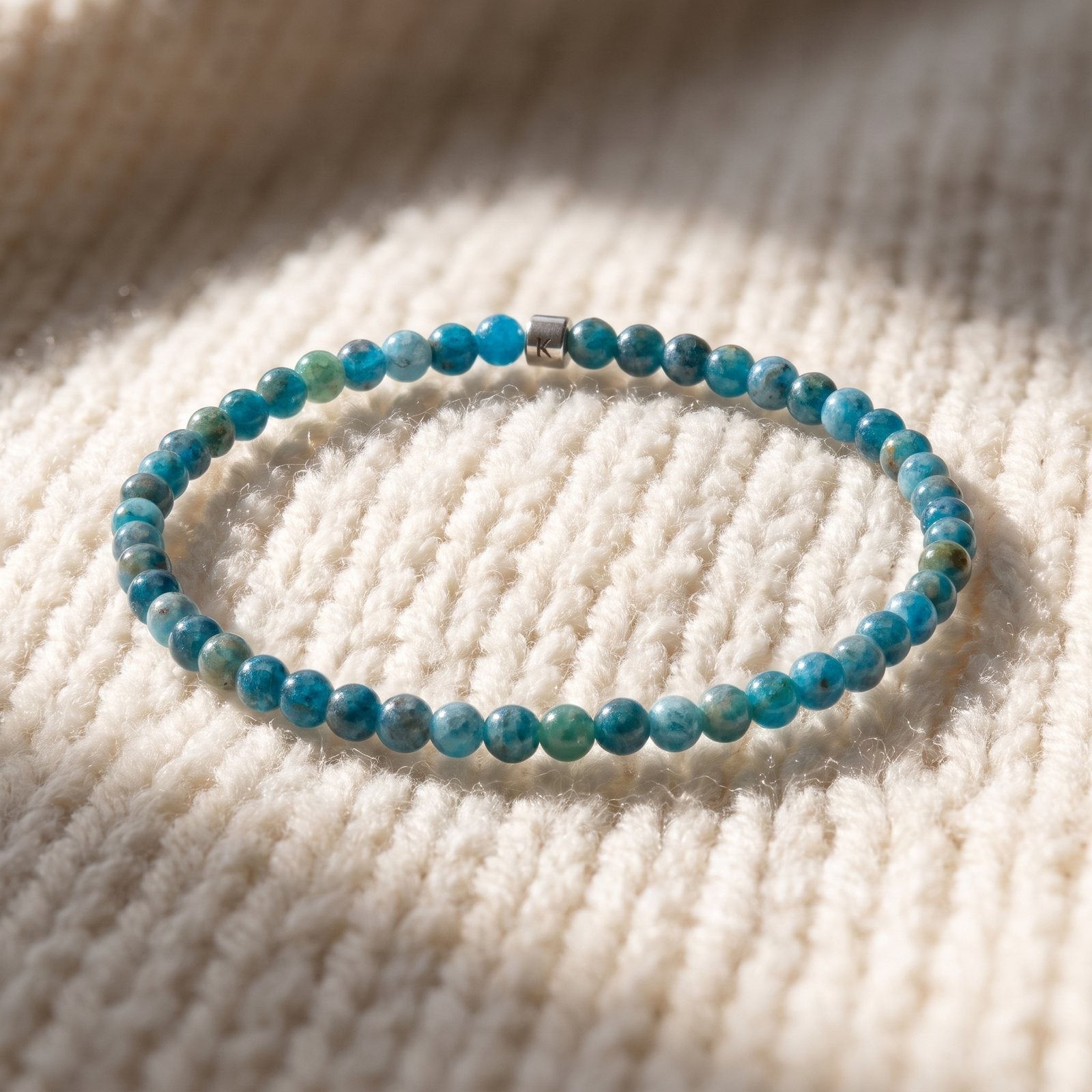 Mini Bracelet en Apatite "Energie"