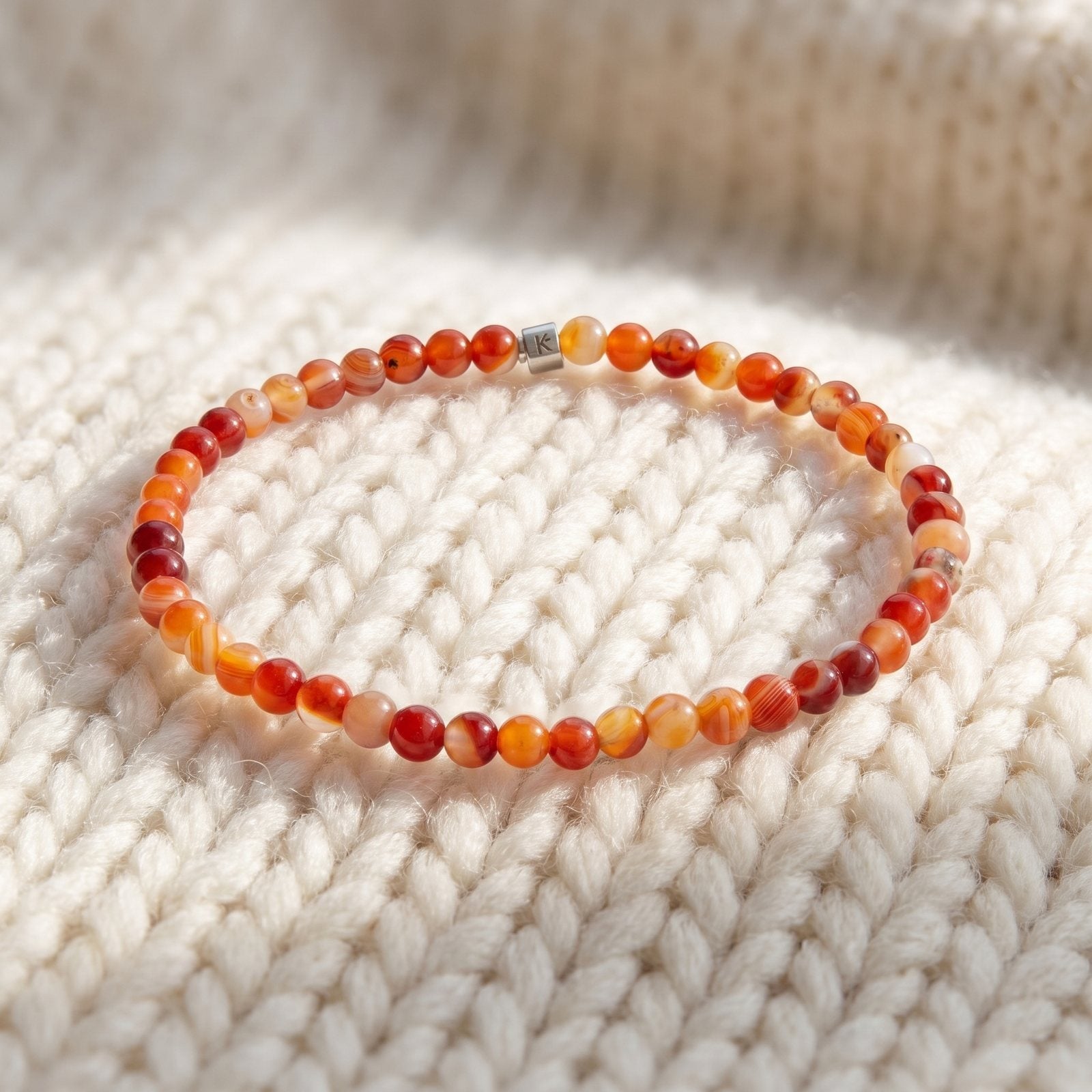 Mini Bracelet en Cornaline "Energie"