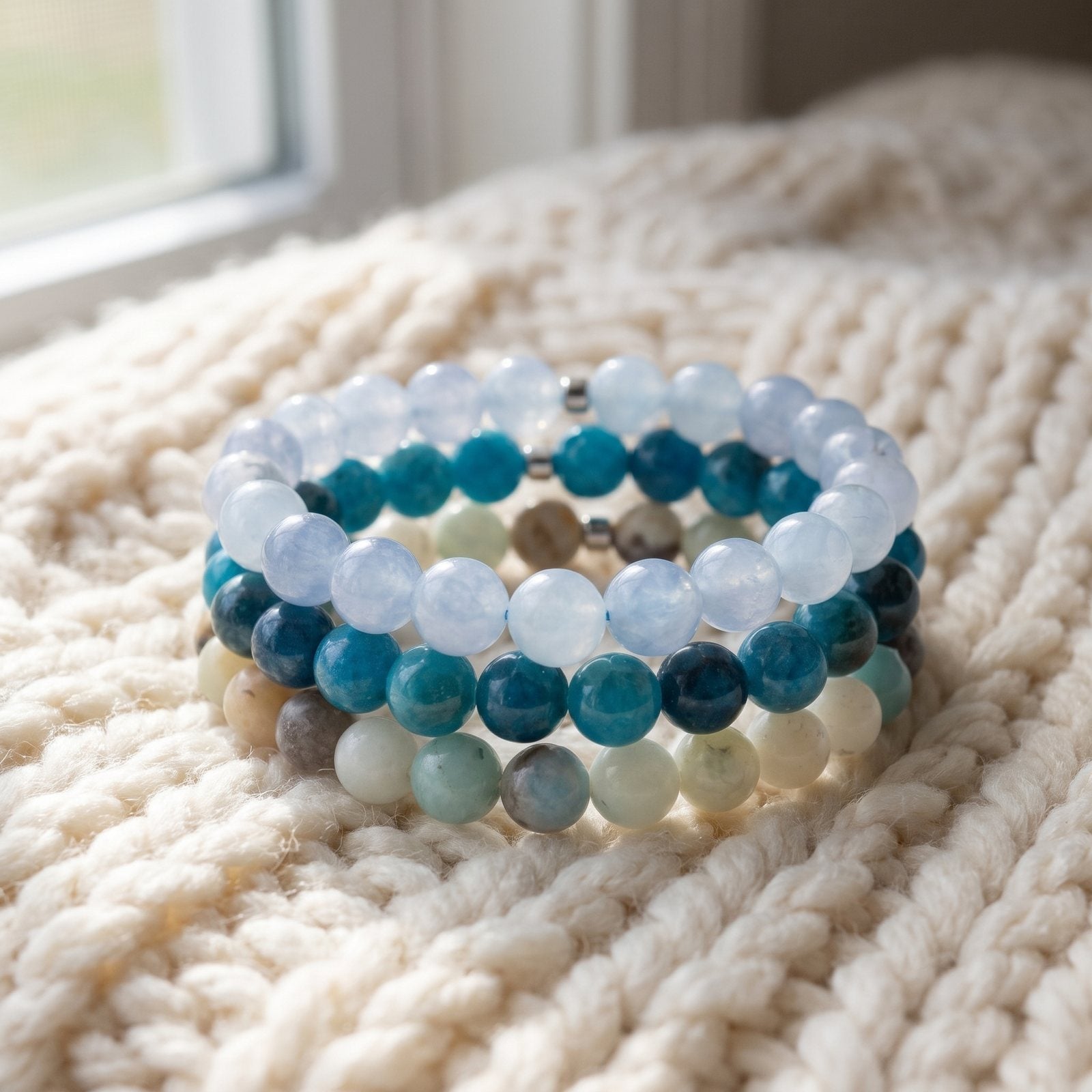 Set de 3 Bracelets Énergie "Communication"