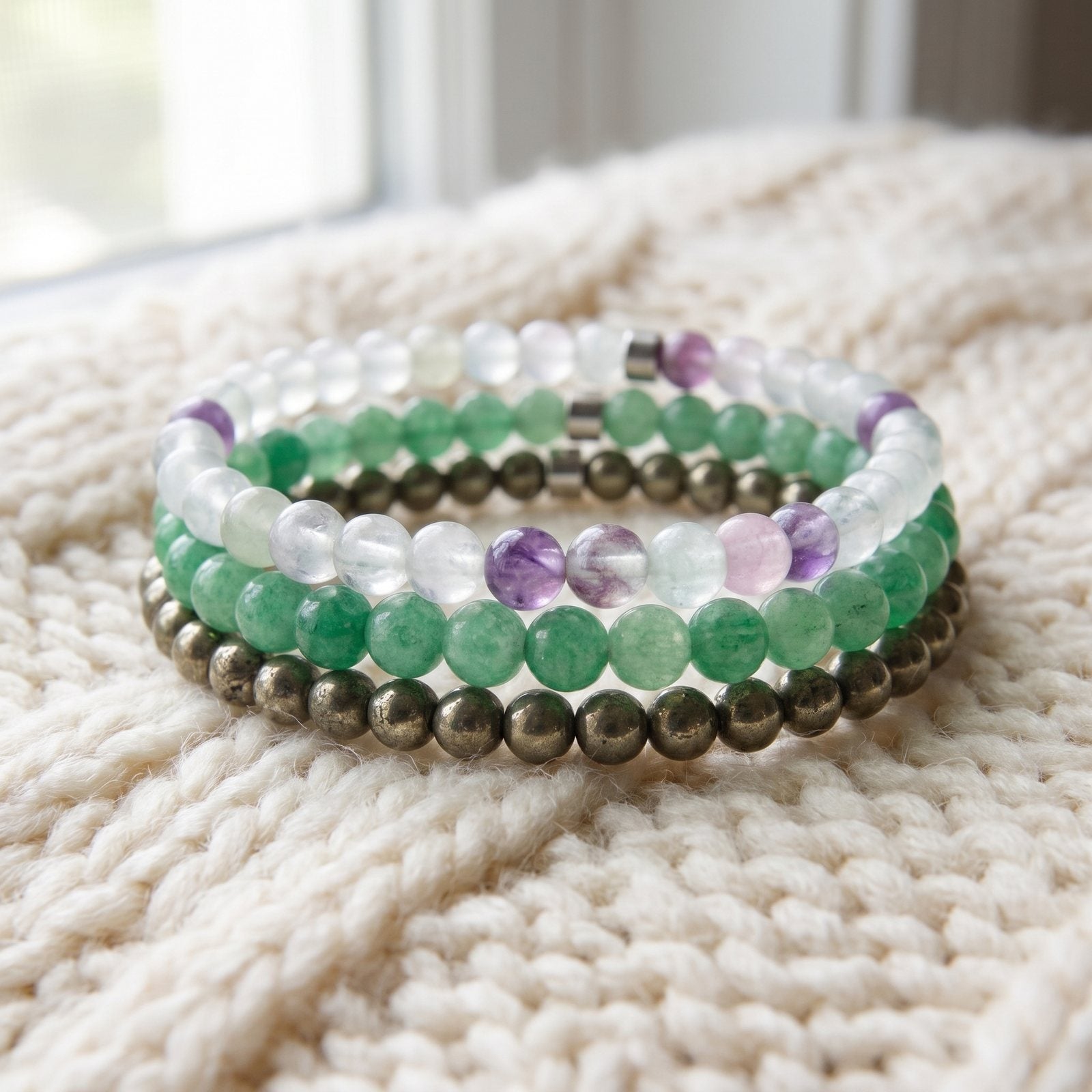 Set de 3 Mini Bracelets "Abondance"