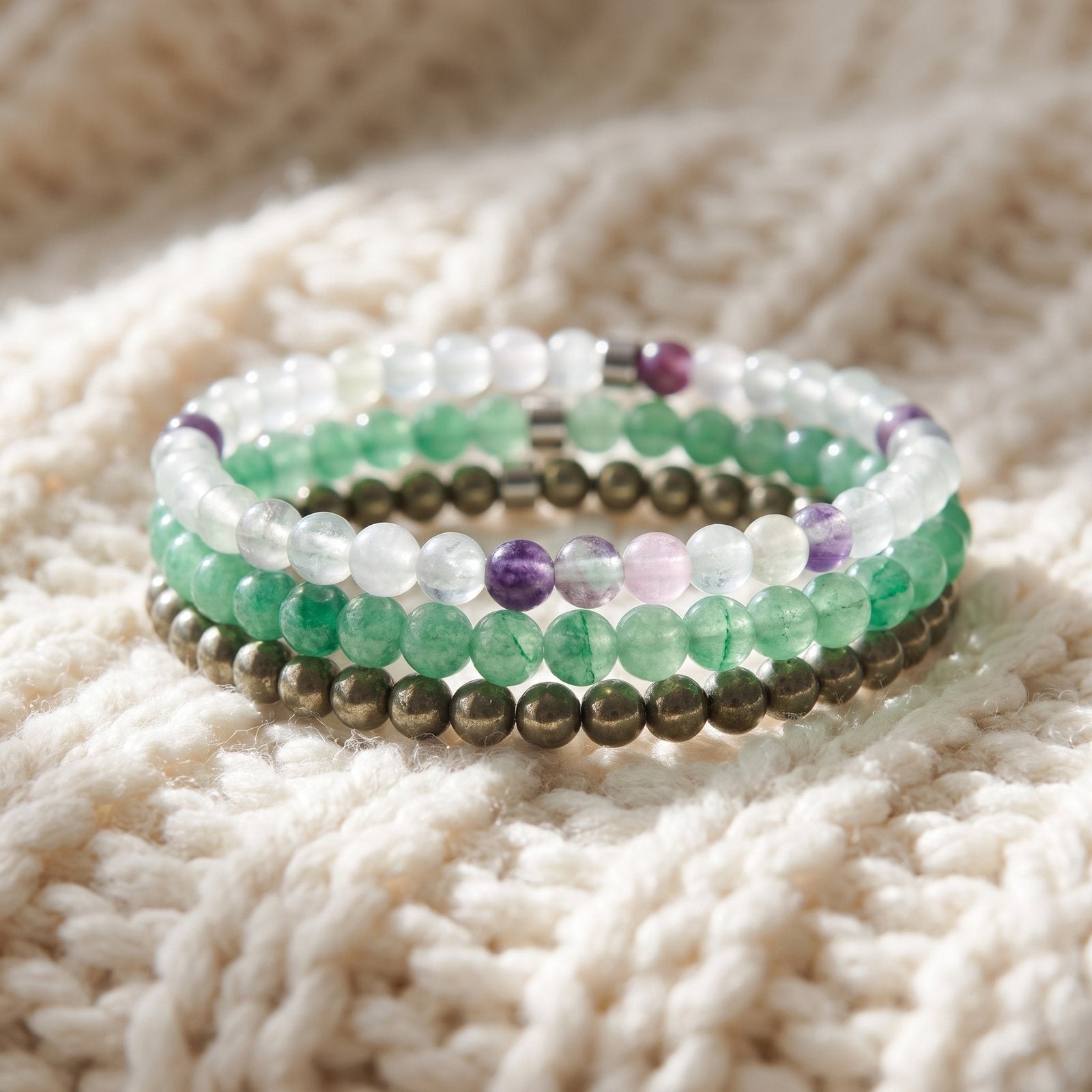 Set de 3 Mini Bracelets "Abondance"