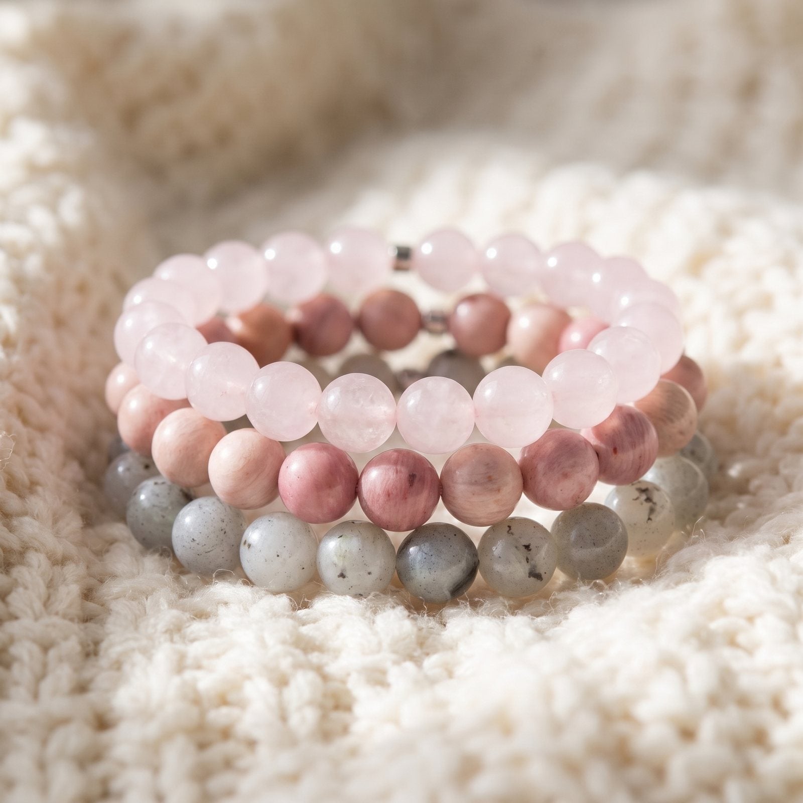 Triple Bracelets Énergie "Amour"