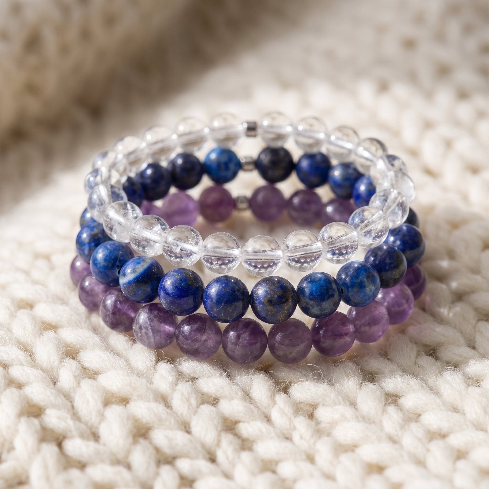 Triple Bracelets Énergie "Divination"