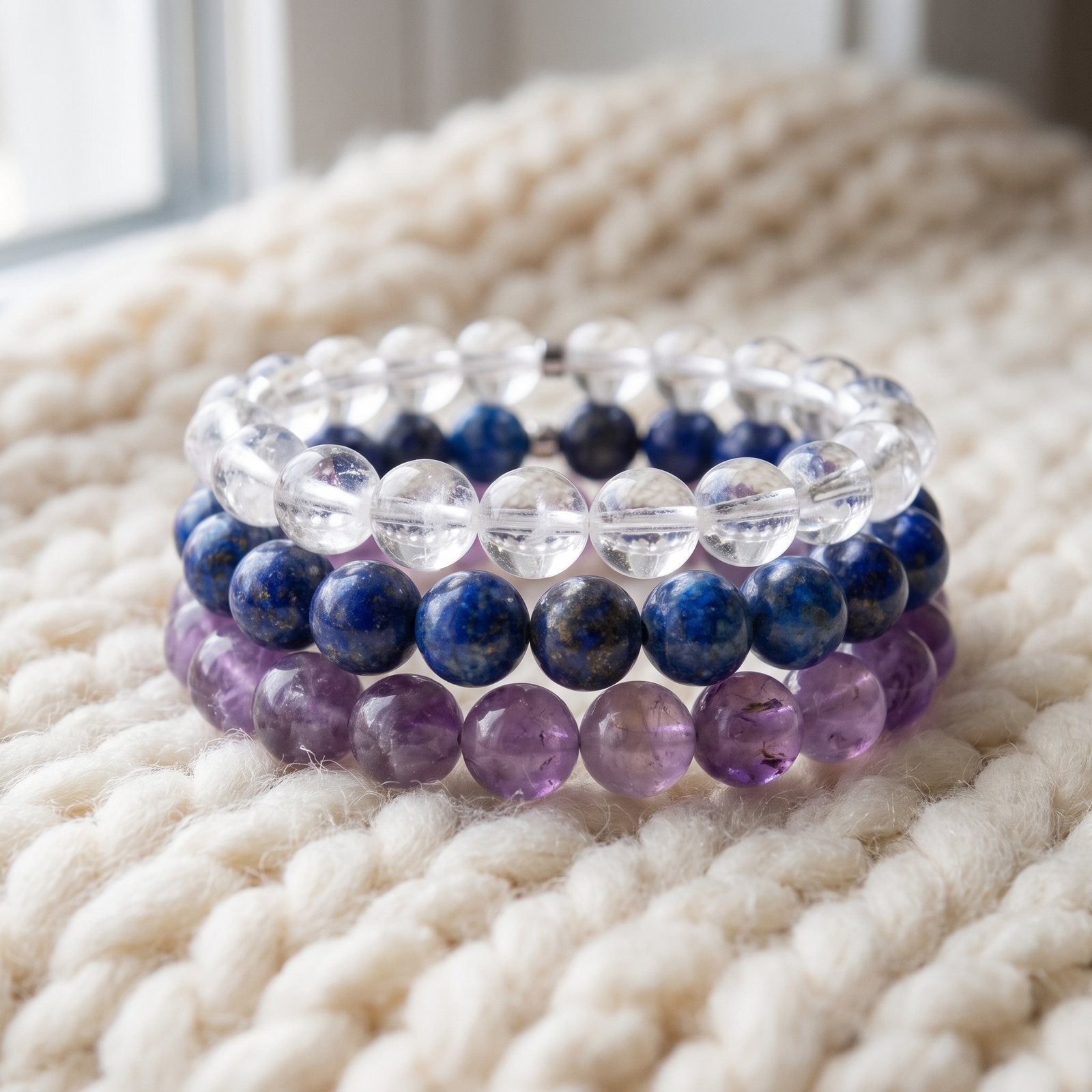Triple Bracelets Énergie "Divination"