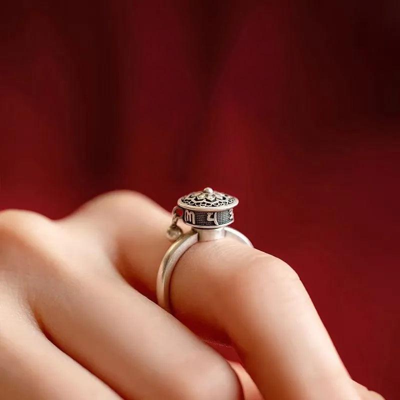Bague Tibétaine Anti-Stress Rotative