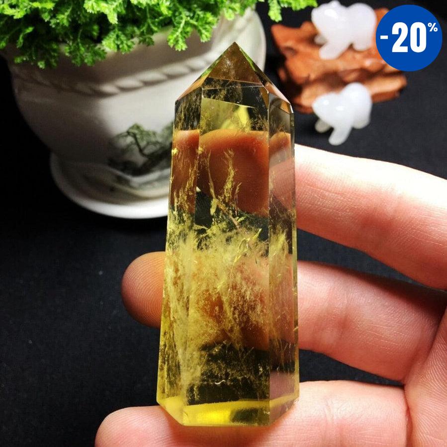 Baguette «énergie positive» et abondance en Citrine