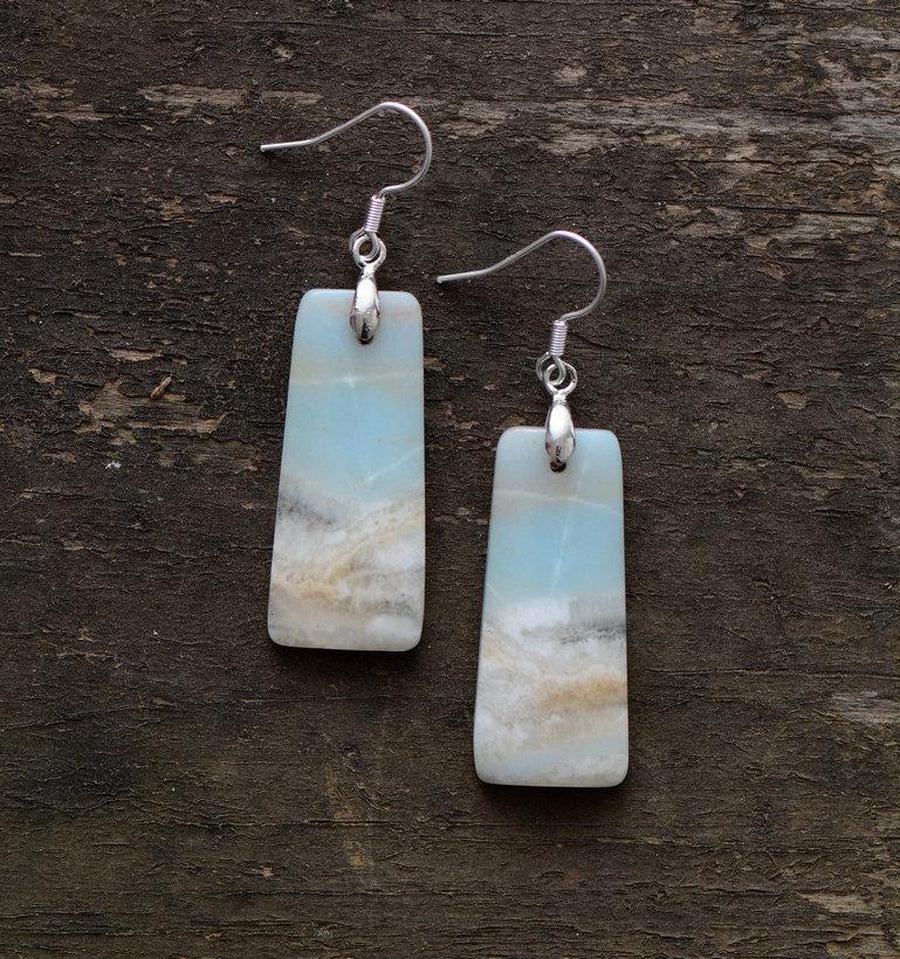 Boucles d'oreilles en Amazonite