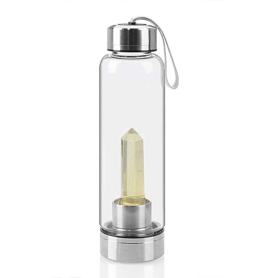 Bouteille «énergie positive» en cristal