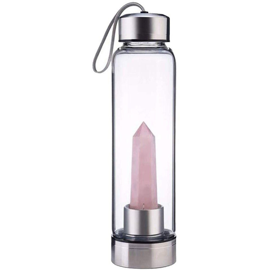 Bouteille «énergie positive» en cristal