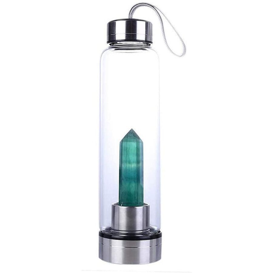Bouteille «énergie positive» en cristal