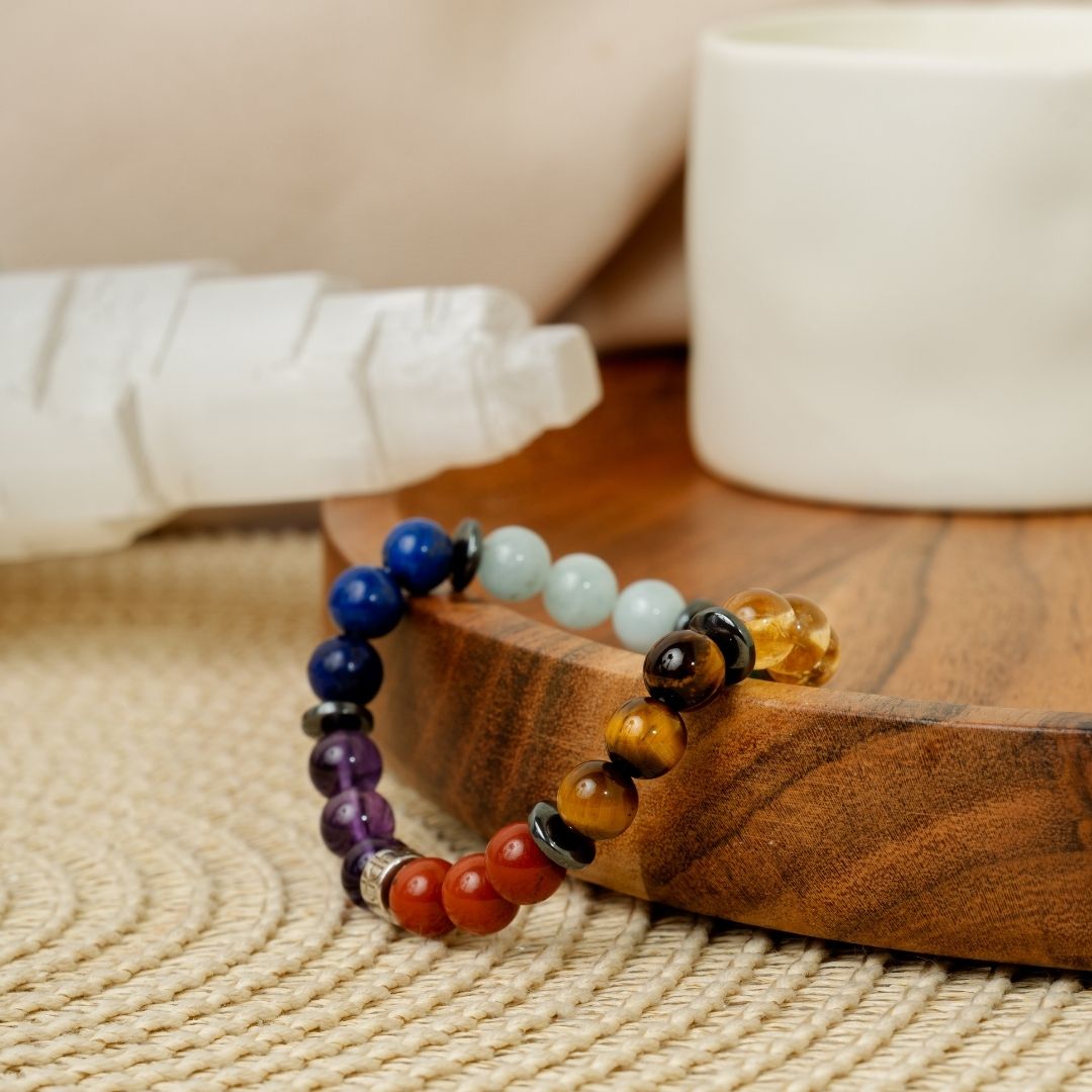 Bracelet « 7 Chakras harmonisés » en pierres naturelles