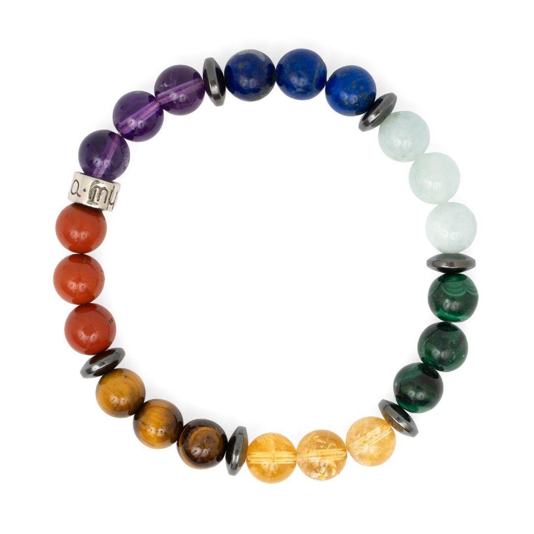 Bracelet « 7 Chakras harmonisés » en pierres naturelles