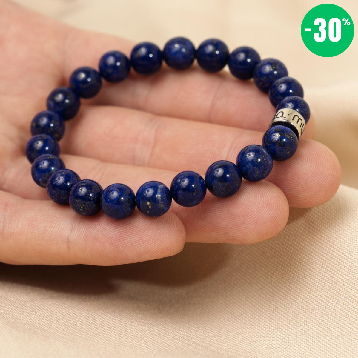 Bracelet « Amélioration de l’expression » en Lapis Lazuli