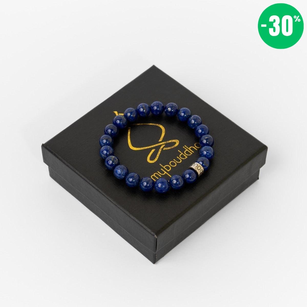 Bracelet « Amélioration de l’expression » en Lapis Lazuli