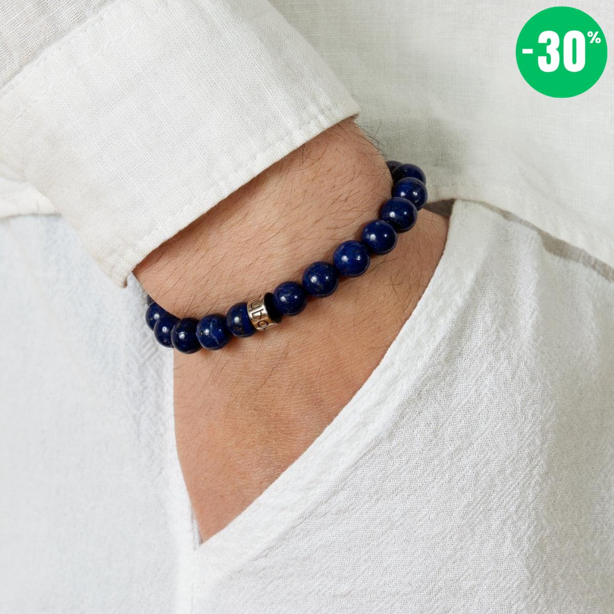 Bracelet « Amélioration de l’expression » en Lapis Lazuli