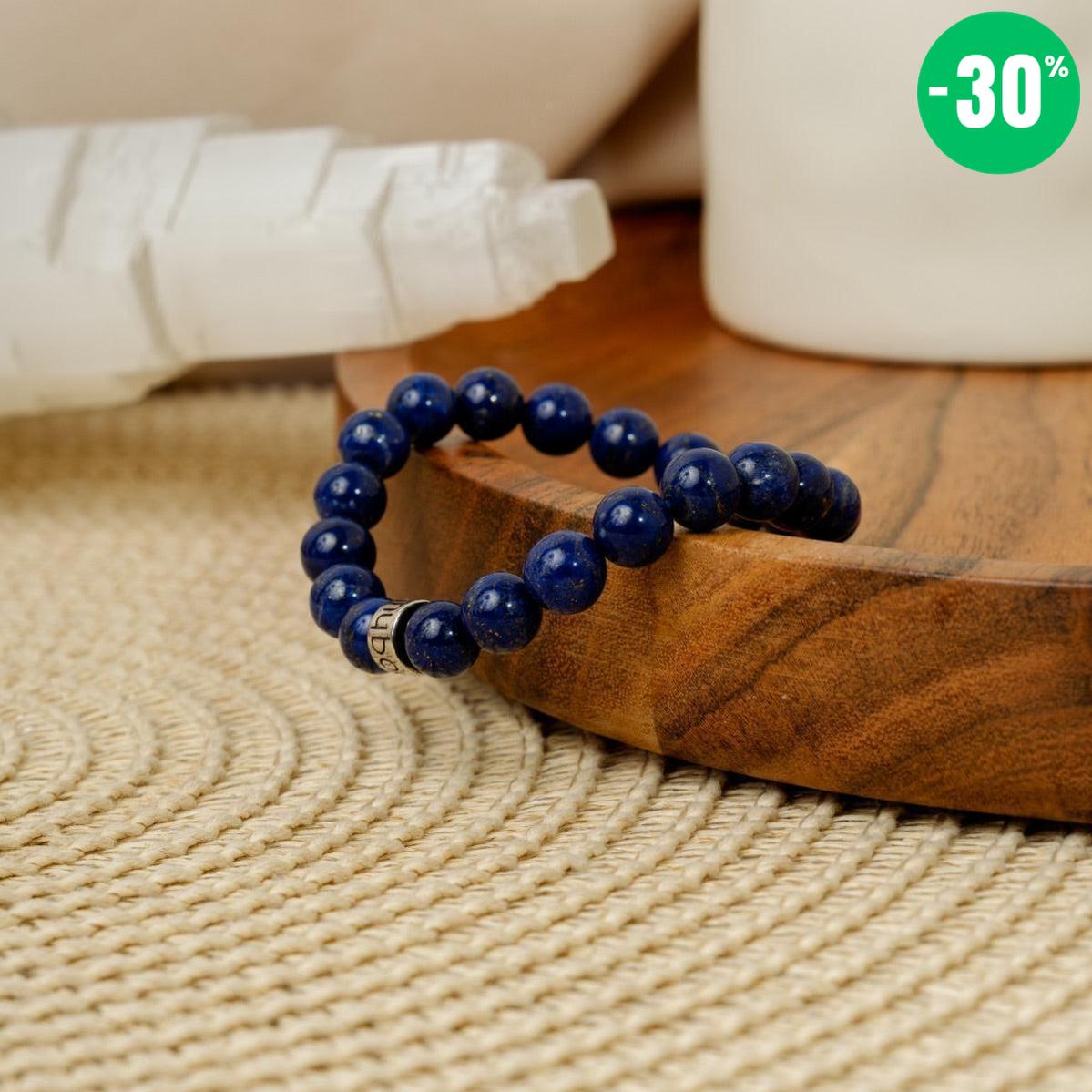 Bracelet « Amélioration de l’expression » en Lapis Lazuli