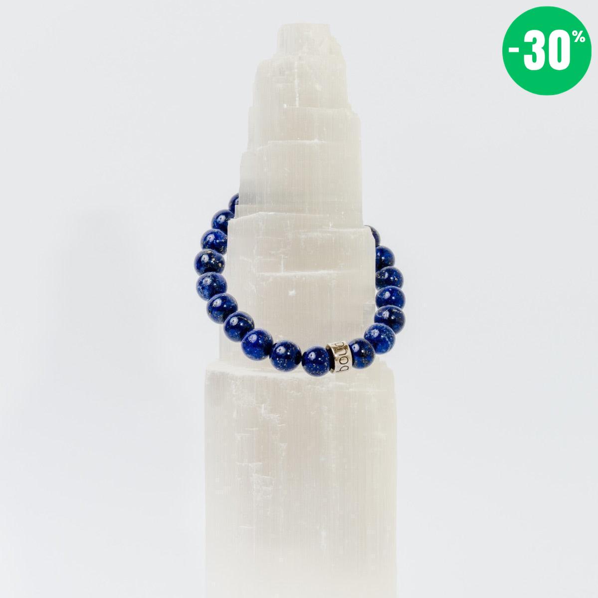 Bracelet « Amélioration de l’expression » en Lapis Lazuli