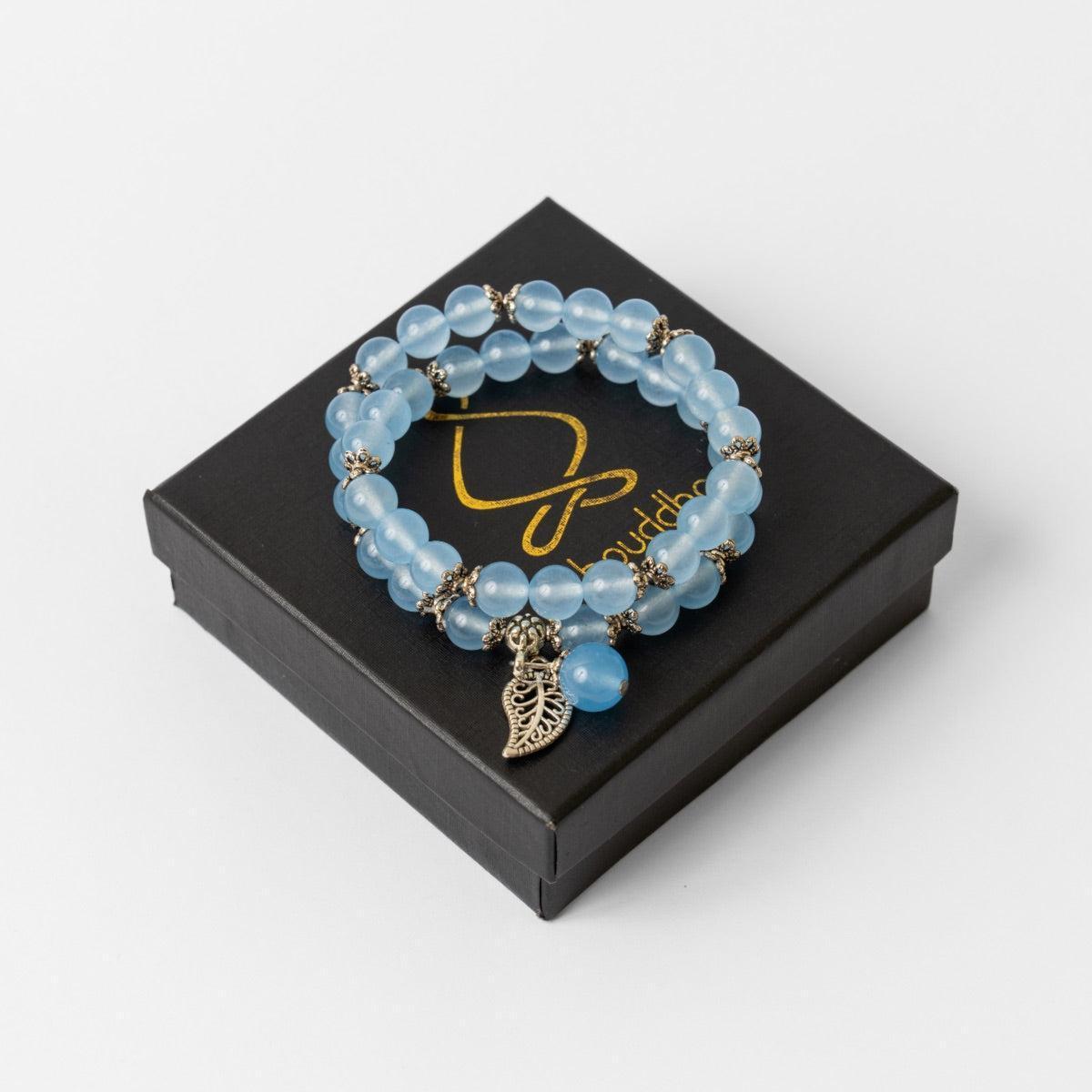 Bracelet «anti-fatigue» en calcedoine